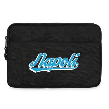 Napoli Retro Script Blau - Laptoptasche 13" - Schwarz - Vorne
