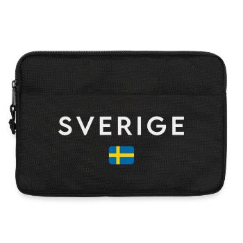 Drapeau de la Suède - Sacoche pour ordinateur portable 13 pouces - noir - Devant