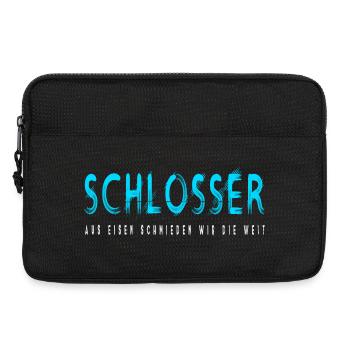 Schlosser Handwerker Design - Laptoptasche 13" - Schwarz - Vorne