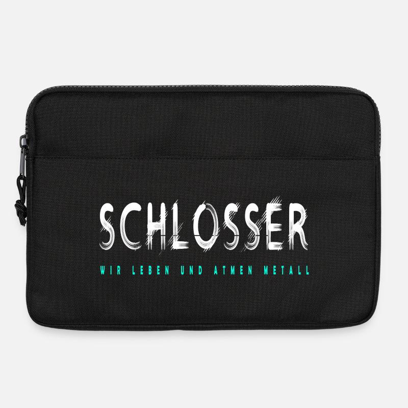 Schlosser Handwerker Design - Laptoptasche 13" - Schwarz
