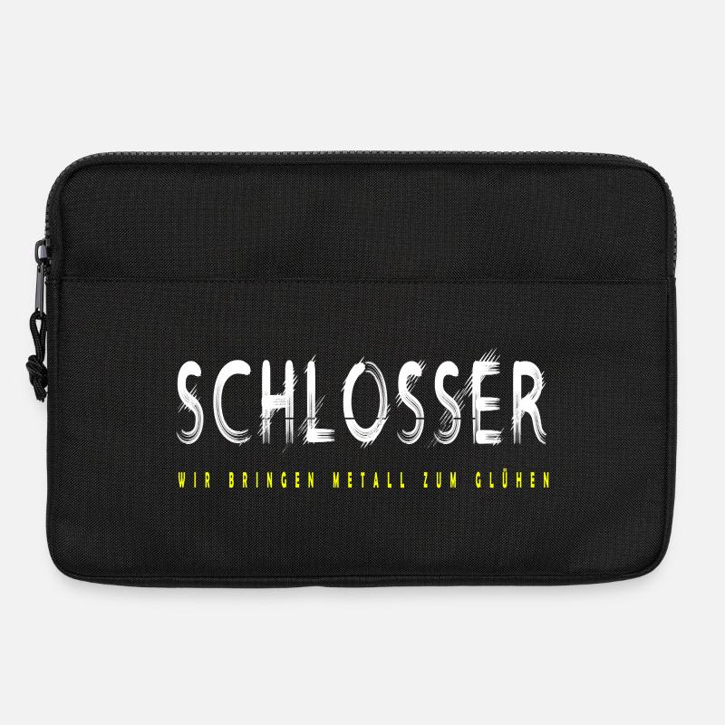 Schlosser Handwerker Design - Laptoptasche 13" - Schwarz