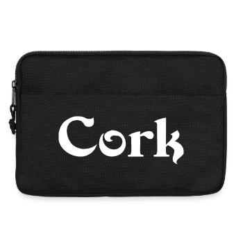 CORK Irlande - Sacoche pour ordinateur portable 13 pouces - noir - Devant