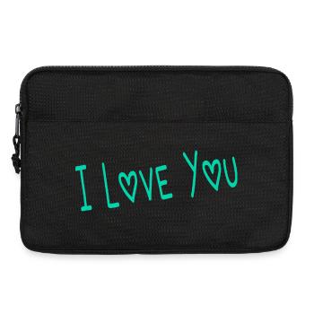 VALENTINSTAG. Junggesellinnenabschied. ICH LIEBE DICH. ICH LIEBE DICH. LIEBE - Laptoptasche 13" - Schwarz - Vorne