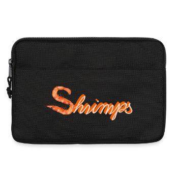 deux crevettes ou des crevettes comme typographie amusante - Sacoche pour ordinateur portable 13 pouces - noir - Devant