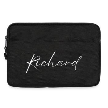 T-shirt Richard Name cadeau pour hommes - Sacoche pour ordinateur portable 13 pouces - noir - Devant