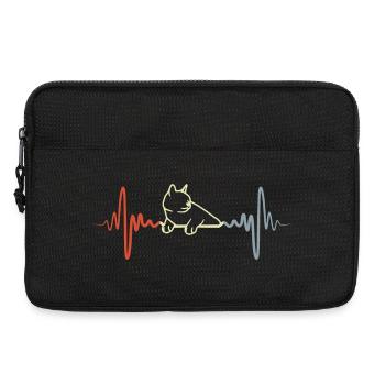 Cat Pulse Pulse Vintage Look - Sacoche pour ordinateur portable 13 pouces - noir - Devant
