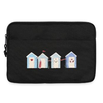 A day at the sea - Laptop bag 13" - black - Front