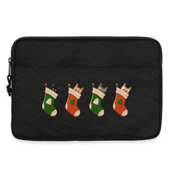 Cats in boots - Laptop bag 13" - black - Front