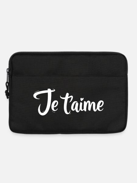 I love you - Laptop bag 13" - black
