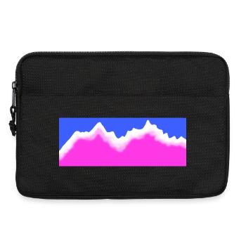 Berge  - Laptoptasche 13" - Schwarz - Vorne