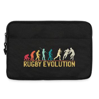 Rugby Evolution Silhouette Design - Laptoptasche 13" - Schwarz - Vorne
