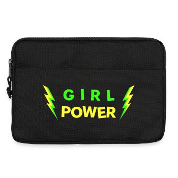 GIRL POWER - néon - Vous pouvez le faire ! - Sacoche pour ordinateur portable 13 pouces - noir - Devant