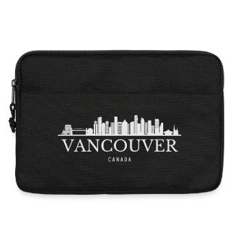 Vancouver Skyline, Vancouver Canada - Sacoche pour ordinateur portable 13 pouces - noir - Devant
