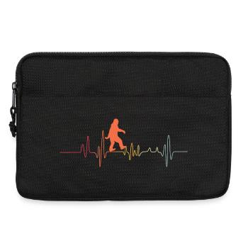 Bigfoot Sasquatch Hide And Seek Sayings - Laptop bag 13" - black - Front