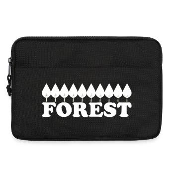 FOREST - Laptoptasche 13" - Schwarz - Vorne