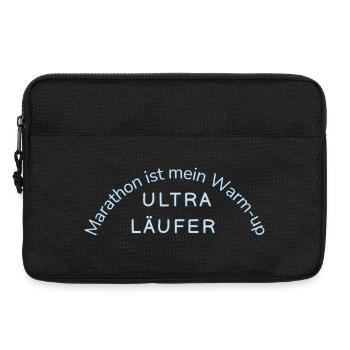 Motif d’ultramarathon déclaration drôle Uthra coureur - Sacoche pour ordinateur portable 13 pouces - noir - Devant