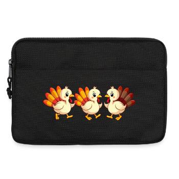 Bébé dinde de Thanksgiving - Sacoche pour ordinateur portable 13 pouces - noir - Devant