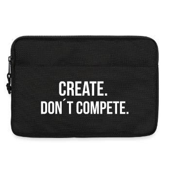 CRÉER. NE FAITES PAS CONCURRENCE. | Greyline Officiel - Sacoche pour ordinateur portable 13 pouces - noir - Devant