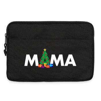 Grand-mère Sapin de Noël - Sacoche pour ordinateur portable 13 pouces - noir - Devant