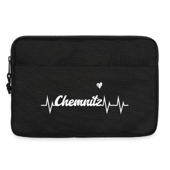 Heartbeat Chemnitz - Laptoptasche 13" - Schwarz - Vorne