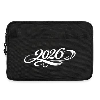 Année 2026 - Sacoche pour ordinateur portable 13 pouces - noir - Devant