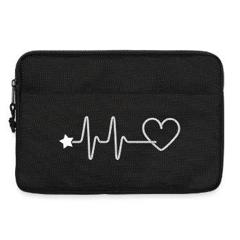 La danse en ligne est mon cardio – la danse country western - Sacoche pour ordinateur portable 13 pouces - noir - Devant