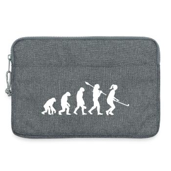 Entwicklung der Hockey-Feldhockey-Mädchenspielerin - Laptoptasche 13" - Grau meliert - Vorne