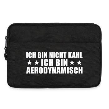 Bald Not Bald I'm Aerodynamic - Laptop bag 13" - black - Front