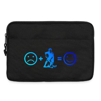 Un incontournable pour un vrai floorball - Sacoche pour ordinateur portable 13 pouces - noir - Devant