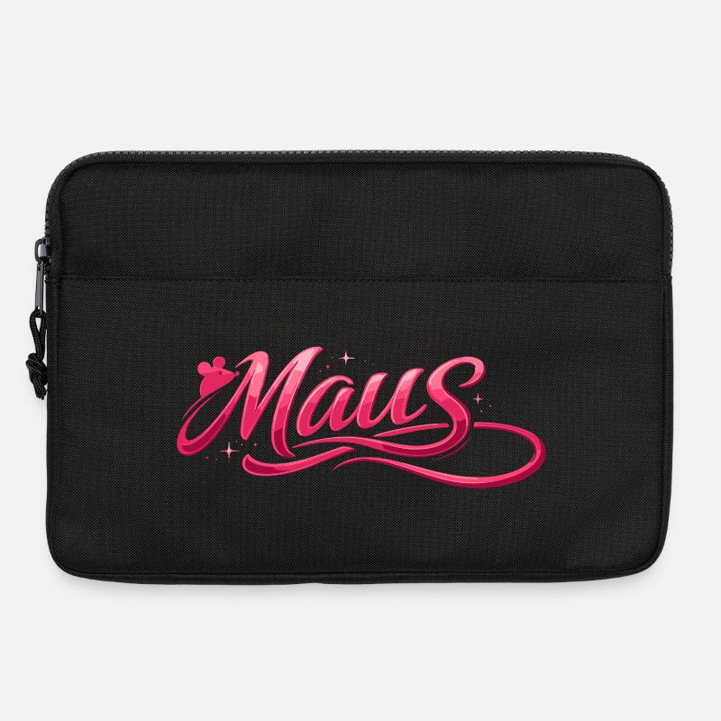 Süße Karnevalsmaus Kinder Kostüm Fasching Geschenk - Laptoptasche 13" - Schwarz