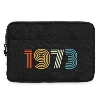 1973 Geschenk 1973 Jahrgang 1973 - Laptoptasche 13" - Schwarz - Vorne