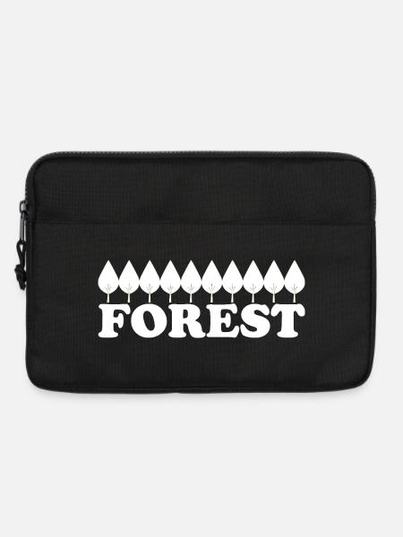 FOREST - Laptoptasche 13" - Schwarz