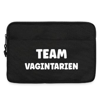 Vagintarien - Sacoche pour ordinateur portable 13 pouces - noir - Devant