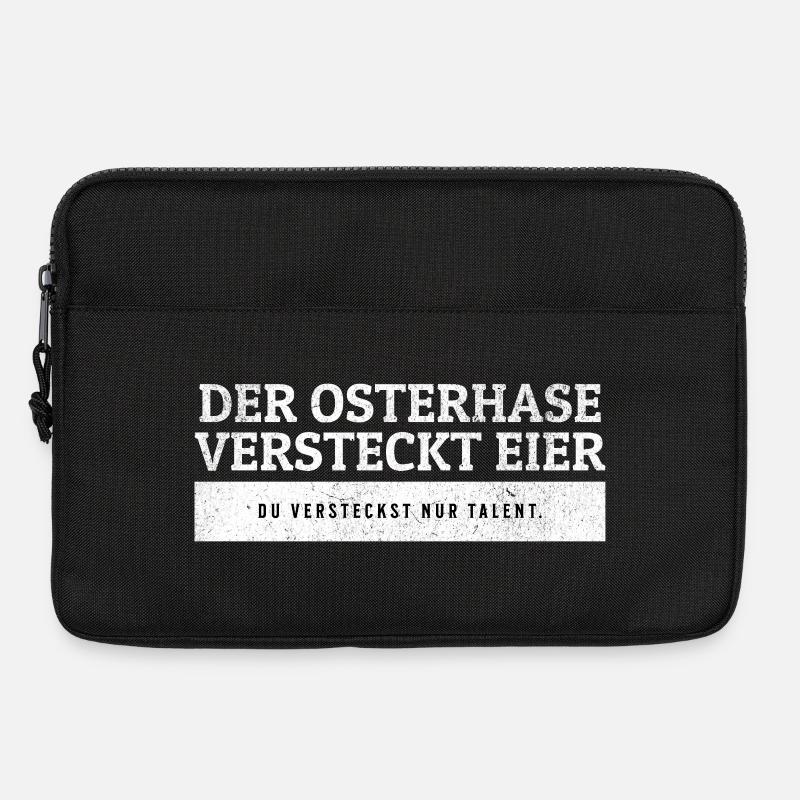 SARCASM - Easter bunny hides eggs, you talent. - Laptop bag 13" - black