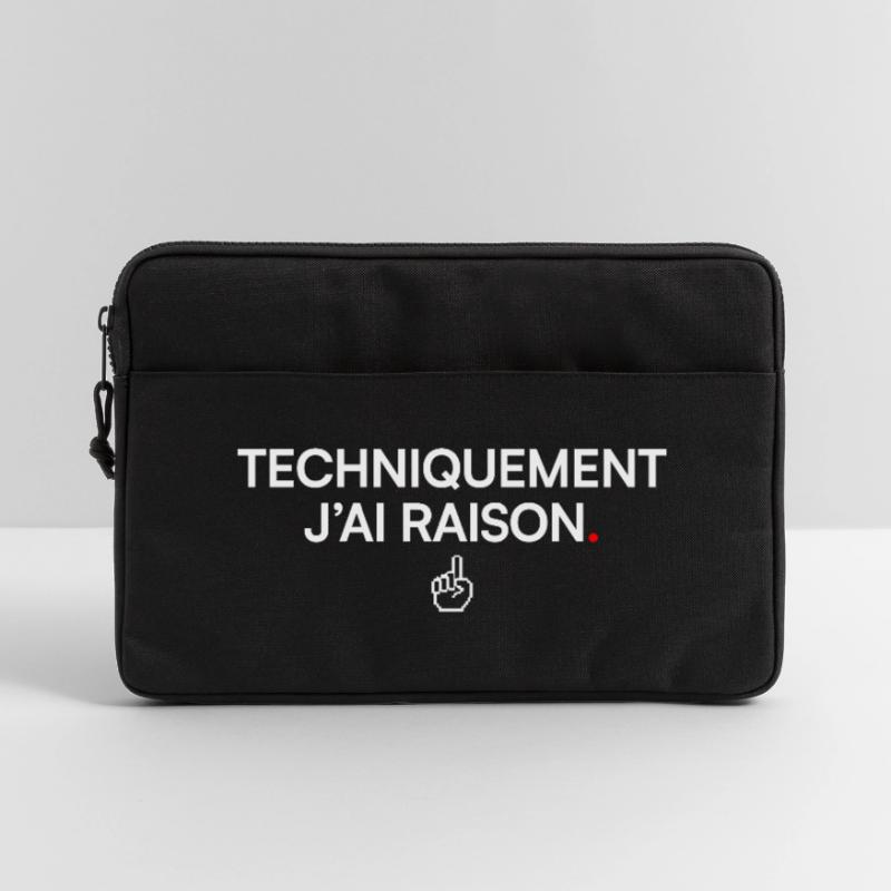TECHNICALLY I'M RIGHT. | Humor Laptop bag 13"