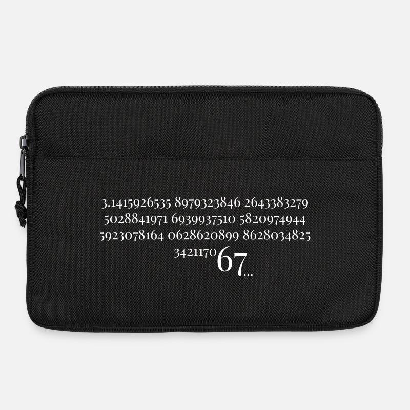 67 in Pi - Sixty Seven Number 67 Meme Pi Day Six S - Laptoptasche 13" - Schwarz