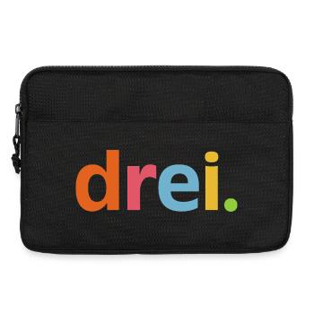 3e anniversaire – 3e année de trois ans - Sacoche pour ordinateur portable 13 pouces - noir - Devant