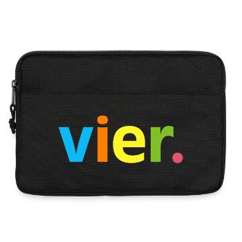 4. Geburtstag Junge Vier 4 Jahre Jubiläum  - Laptoptasche 13" - Schwarz - Vorne