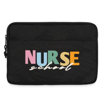 Retro Nurse School - Laptop bag 13" - black - Front