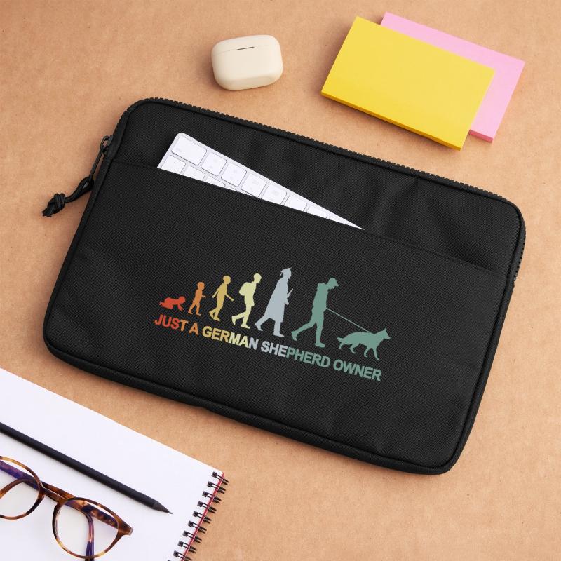 Evolution German Shepherd Owner Laptop bag 13"