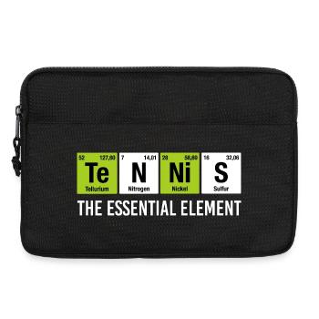 Élément essentiel du tennis Chimie drôle - Sacoche pour ordinateur portable 13 pouces - noir - Devant