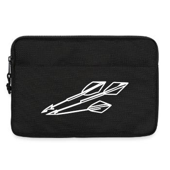 Bow and arrow - Laptop bag 13" - black - Front