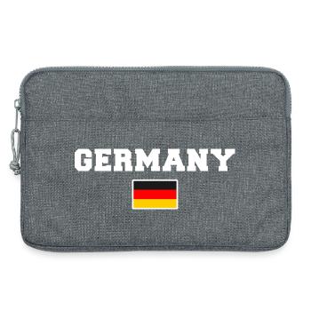 Germany Deutschland  - Laptoptasche 13" - Grau meliert - Vorne