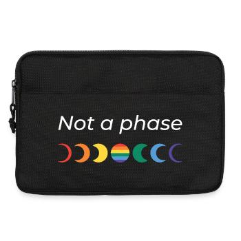 LGBTQ_-_Not_a_Phase - Laptoptasche 13" - Schwarz - Vorne