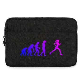 Geschenkidee für eine Running mit Running - Laptoptasche 13" - Schwarz - Vorne