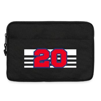 Nummer 20 Frankreich - Laptoptasche 13" - Schwarz - Vorne