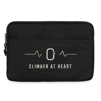 Climber At Heart Heartbeat - Laptoptasche 13" - Schwarz - Vorne