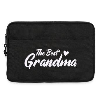 Meilleur design de cœur de grand-mère - Sacoche pour ordinateur portable 13 pouces - noir - Devant
