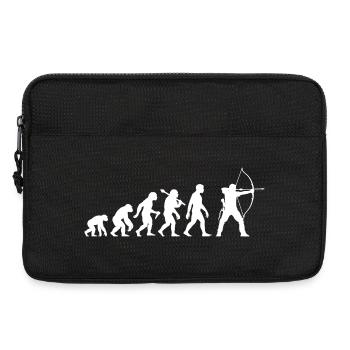 Bogenschütze Evolution Für Schützenverein - Laptoptasche 13" - Schwarz - Vorne