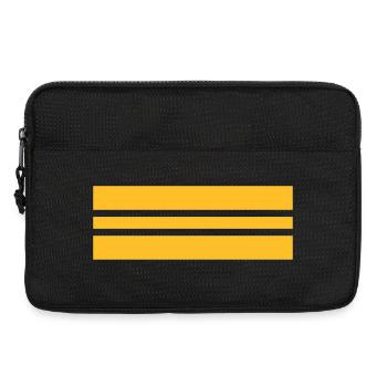 Kapitänleutnant - Laptoptasche 13" - Schwarz - Vorne